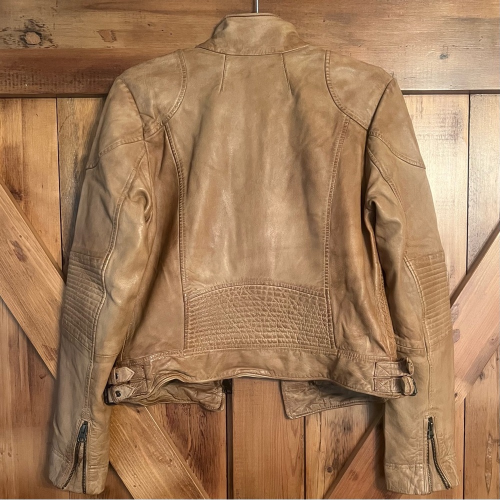 🔥REDUCED🔥 FREE PEOPLE Fitted and Rugged Leather Jacket - Picture 7 of 9